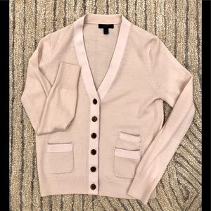 JCREW 100% wool sweater, blush pink